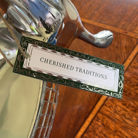 Mirrored mental dachshund themed Santa  serving/candy dish - Picture 9 of 15